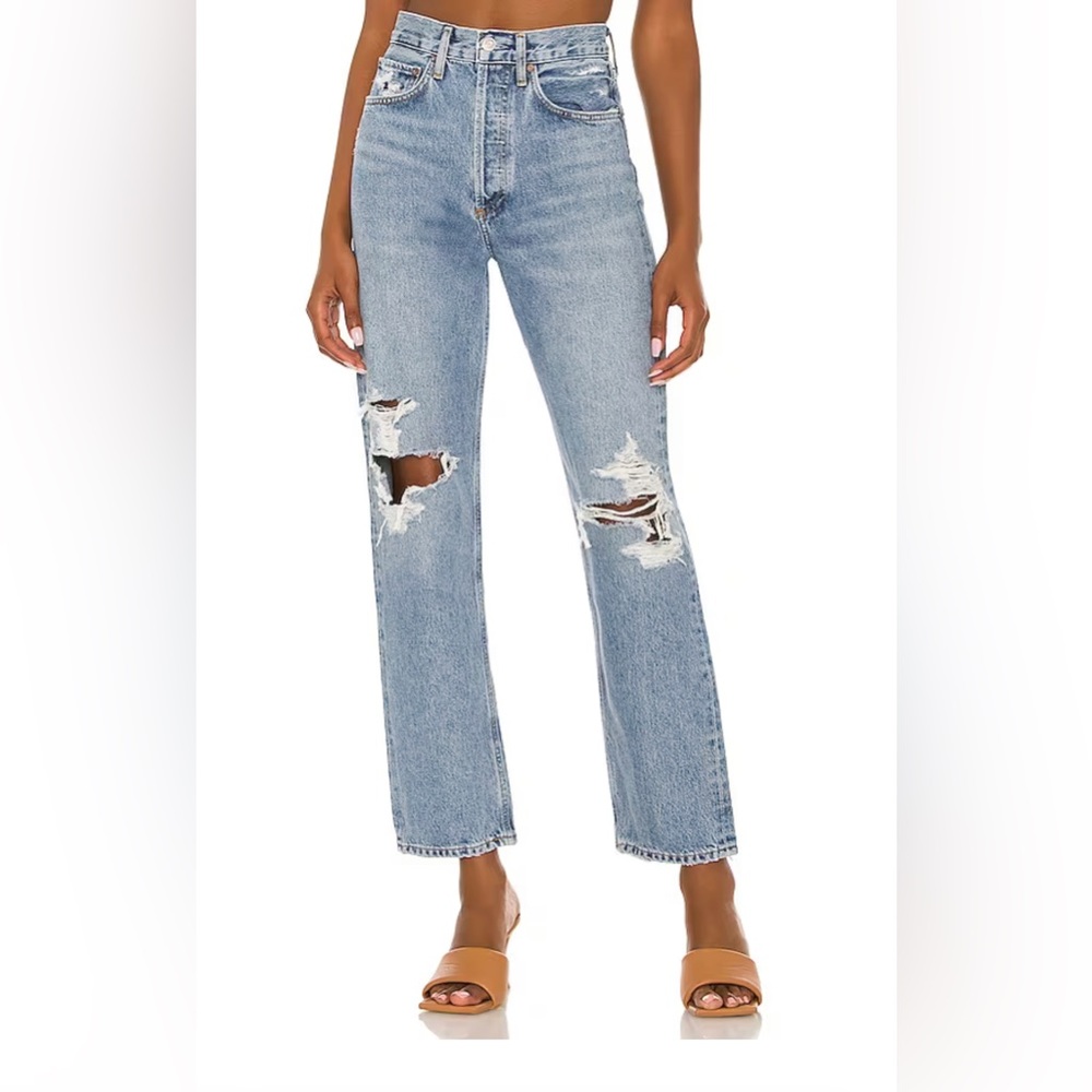 AGOLDE 90s Mid Rise Loose Jeans in Wander